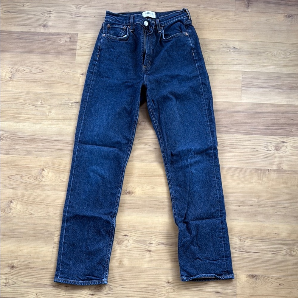Agolde Classic Blue Denim Jeans